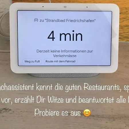 Am Bodensee- Zentrale Lage, Free Parking And Wifi, 109 M2, Privater Garten, 7 Gaeste, 2x Kingsize Boxspringbett, Familienfreundlich *